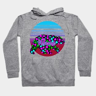 Mama Bear Sunset Polka Dots Happy Mothers Day Hoodie